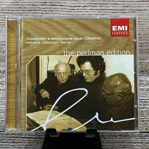 Tchaikovsky & Mendelssohn Perlman Ormandy Previn – Violin‎ Concertos [2003 CD]